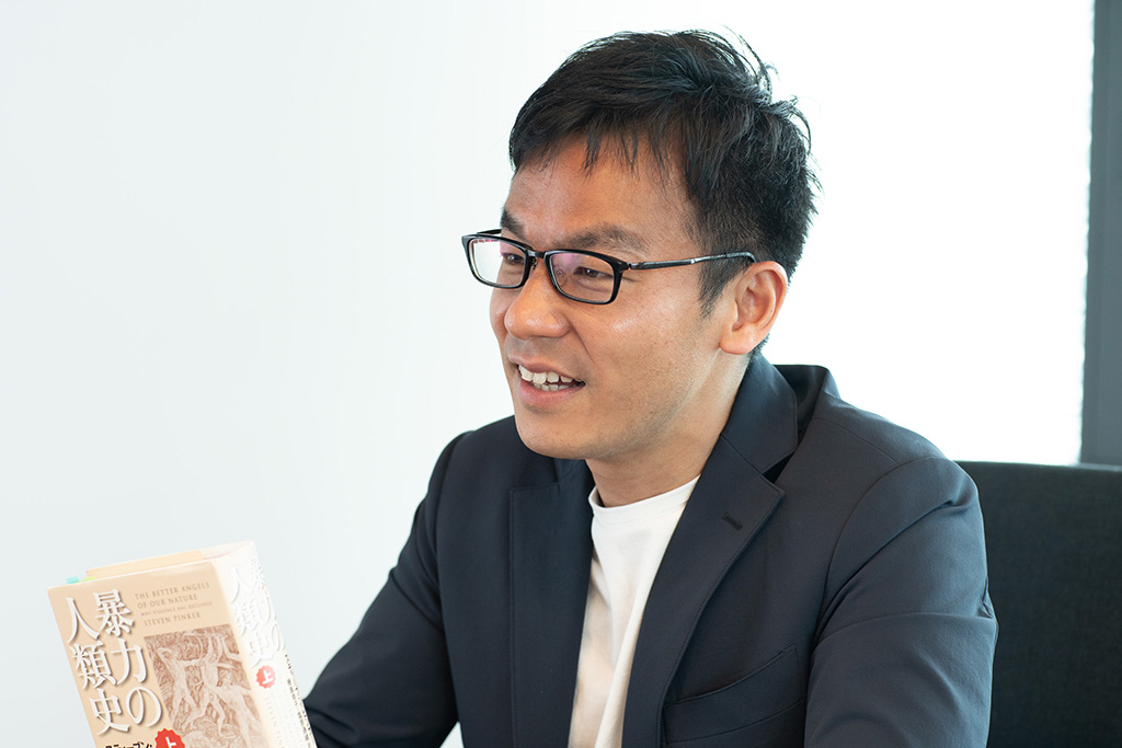「心を磨く読書」も大事だという中村健太郎さん 「心を磨く読書」も大事だという中村健太郎さん