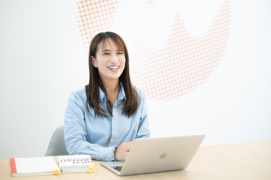 「当社のリーダーとして押さえてほしいポイントが網羅されています」と話す竹内さん 「当社のリーダーとして押さえてほしいポイントが網羅されています」と話す竹内さん