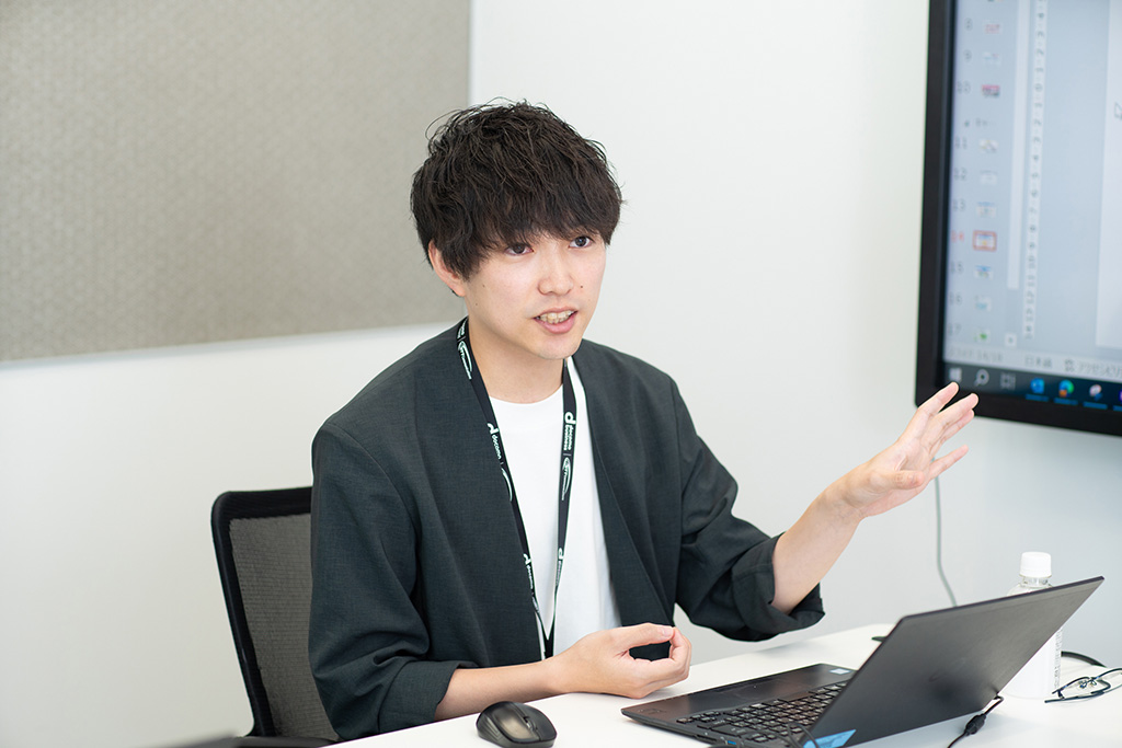 全社的な社員の育成を担当している三村さん