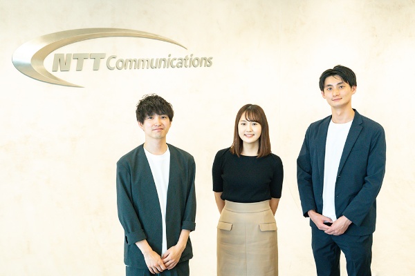 左からNTTコミュニケーションズの三村さん、栗澤さん、櫻田さん 左からNTTコミュニケーションズの三村さん、栗澤さん、櫻田さん