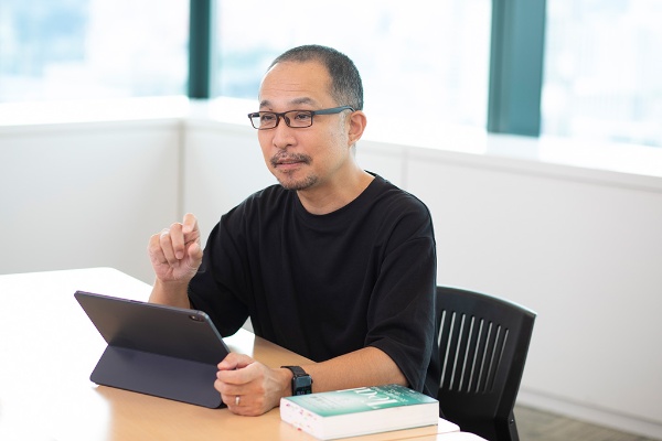 グループ内を横断するコミュニティーづくりに取り組んでいる加藤さん グループ内を横断するコミュニティーづくりに取り組んでいる加藤さん