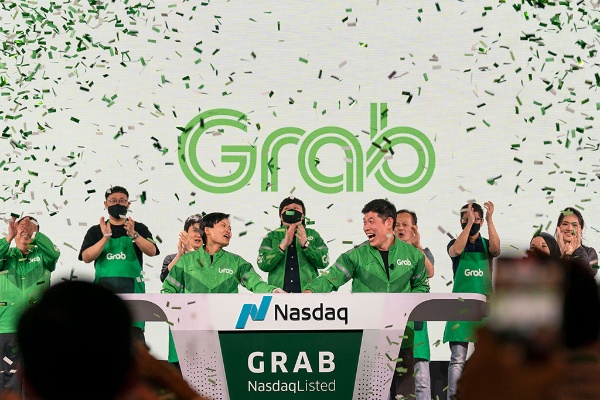 グラブは2021年12月、米ナスダックに上場した(写真:グラブ提供) グラブは2021年12月、米ナスダックに上場した(写真:グラブ提供)