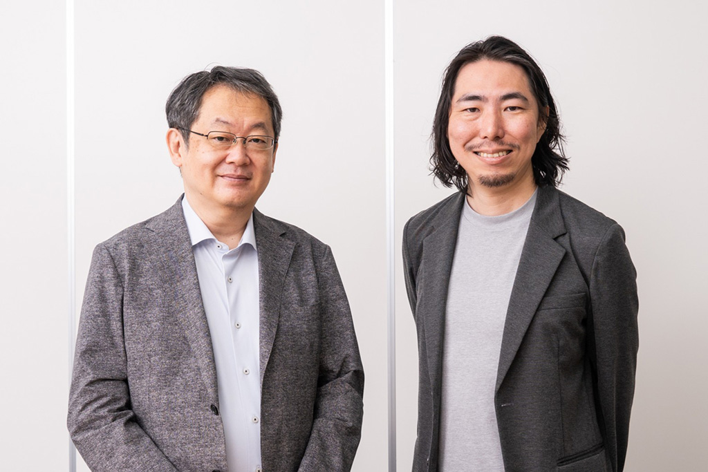 守屋淳さん（写真左）と深津貴之さん