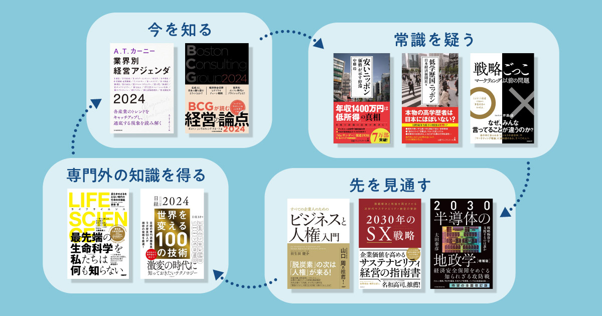 先読みとアイデア出しにおすすめ 次代を創るビジネス書10冊