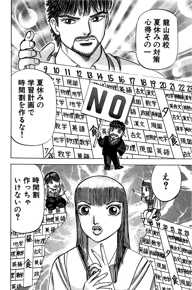 『ドラゴン桜』第8巻・75限目「夏休みの過ごし方」©Norifusa Mita/Cork
