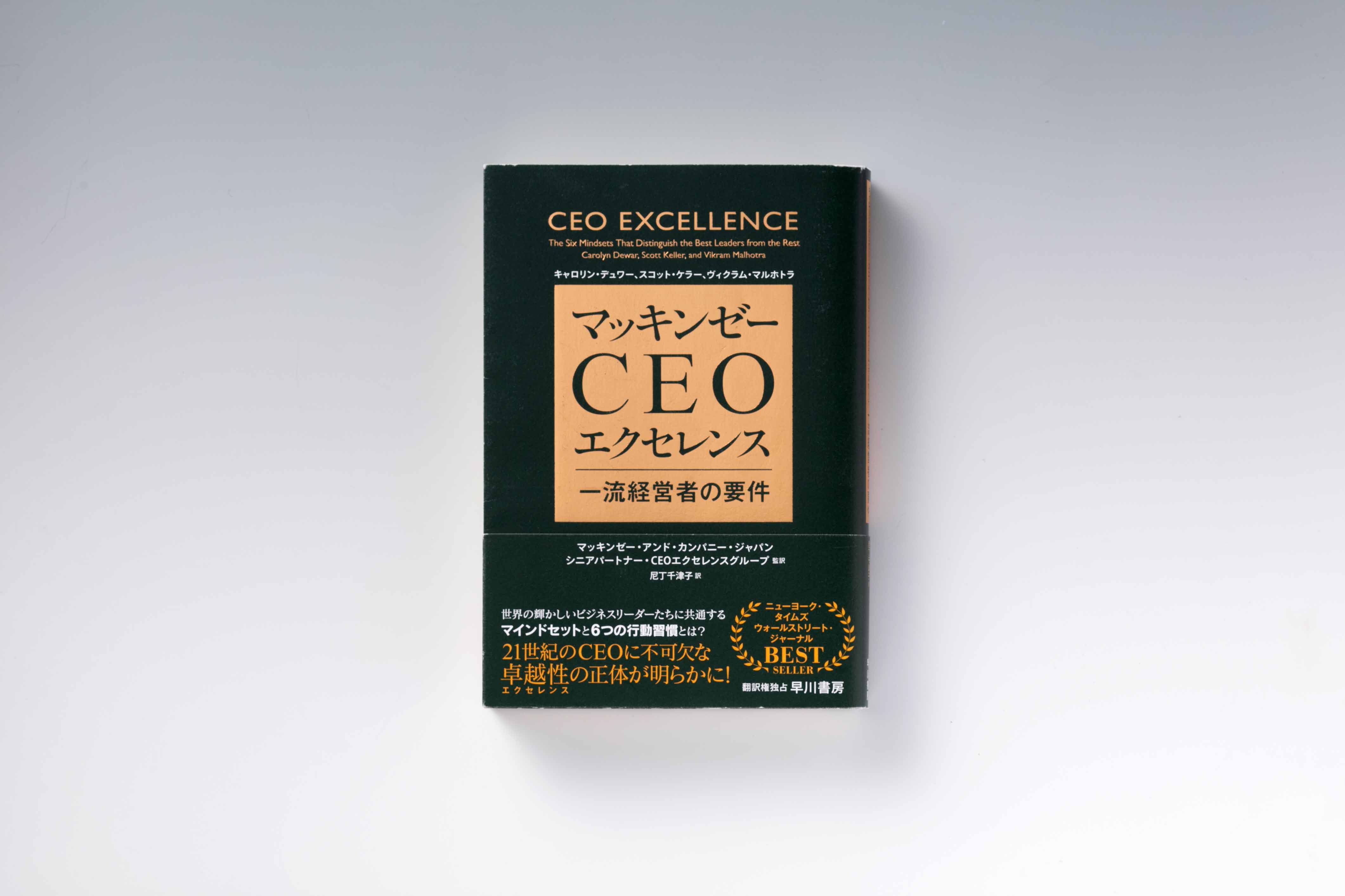 『マッキンゼー CEOエクセレンス：一流経営者の要件』（キャロリン・デュワー、スコット・ケラー、ヴィクラム・マルホトラ著、マッキンゼー・アンド・カンパニー・ジャパンシニアパートナー・CEOエクセレンスグループ 監訳、尼丁千津子訳、早川書房）