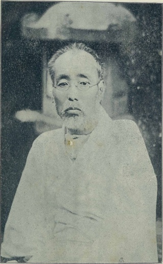 中江兆民の肖像(著書『一年有半』から転載。高知市立自由民権記念館提供) 中江兆民の肖像(著書『一年有半』から転載。高知市立自由民権記念館提供)