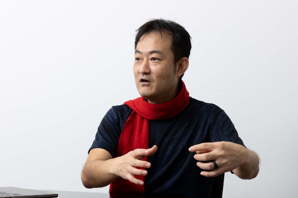 「食料は価値の保存から流通になった。食料を情報に置き換えることで未来を予想する」(写真=的野弘路)