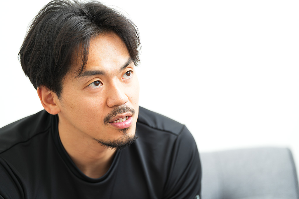 「スピード重視になる中で、やるべきプレーもどんどん変わっています」と話す篠山選手