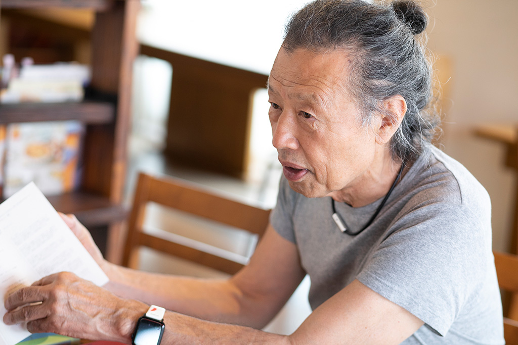 「体験に基づく知識は人生を豊かにします」と話す福島さん