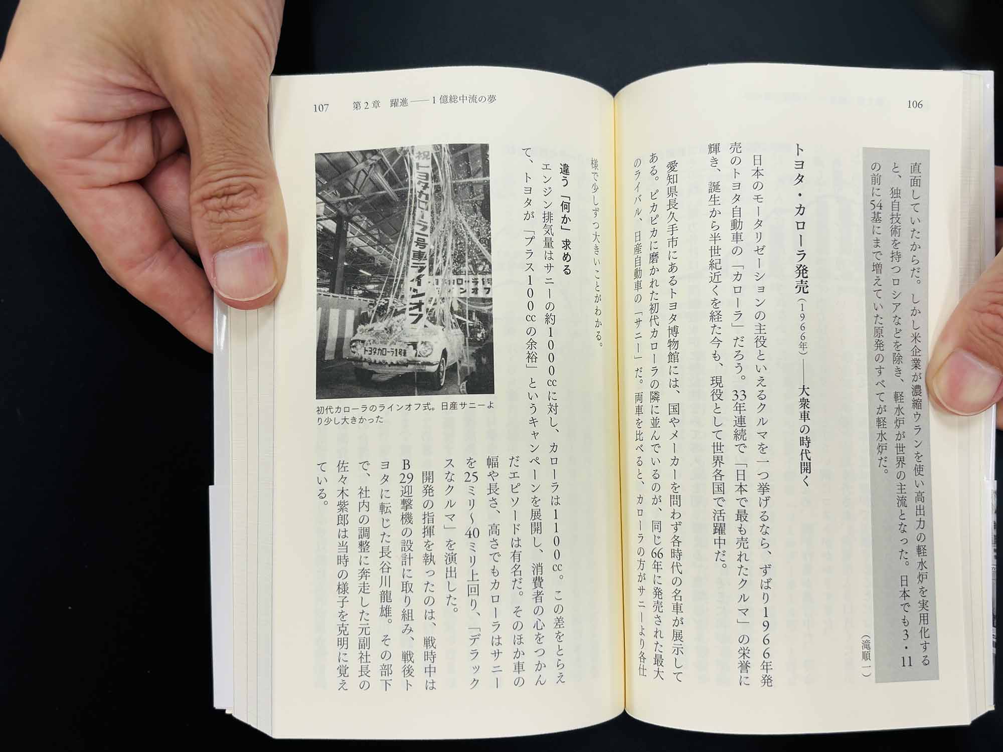 トヨタのカローラが発売された1966年の当時の写真