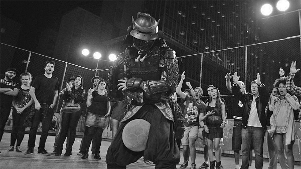 「SAMURAI IN BRAZIL」のCMの一場面(写真/日清食品)