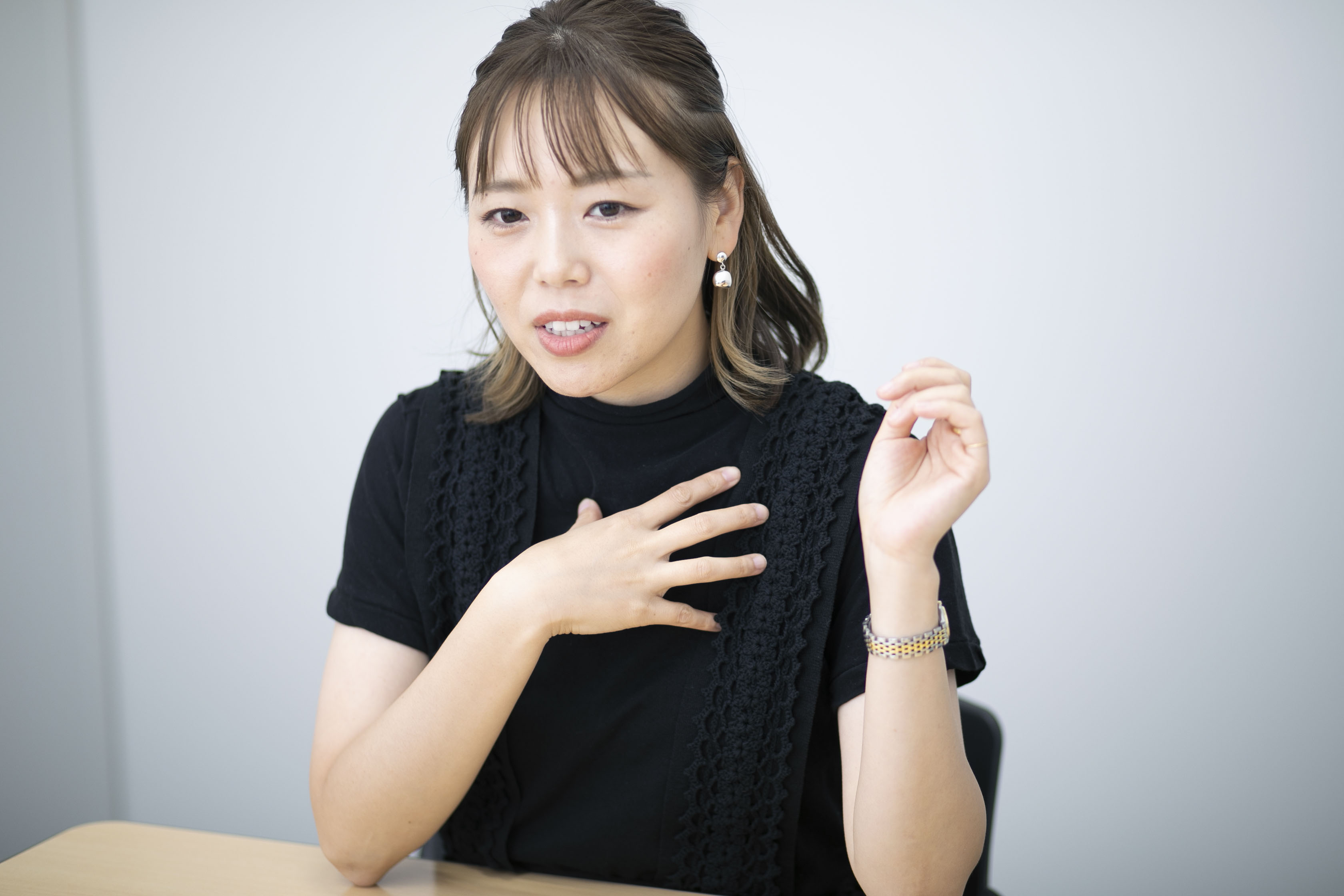 「私はラッキーだった」と話す小林さん