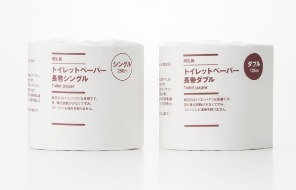 2021年発売の「再生紙トイレットペーパー5倍巻」。良品計画の好業績の要因を考える上で象徴的なヒット商品だ(写真=良品計画サイトより)