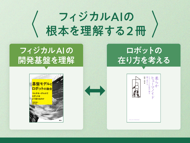 「フィジカルAI」の根本を理解し業務への応用を考えるための2冊