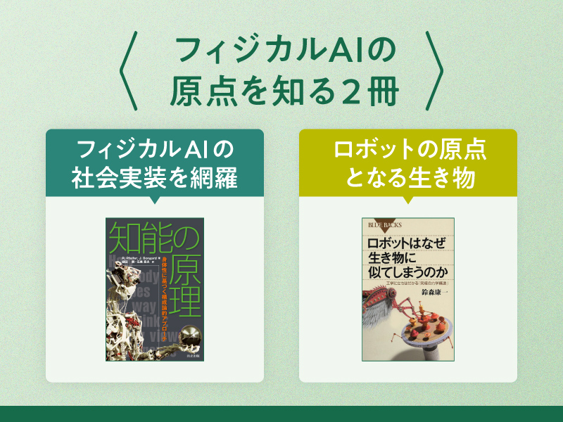 「フィジカルAI」の原点を知り新たな知見を広げるための2冊
