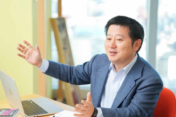マネーフォワードの辻庸介グループCEO マネーフォワードの辻庸介グループCEO