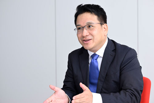 鳥越淳司・相模屋食料社長（写真＝大槻純一）