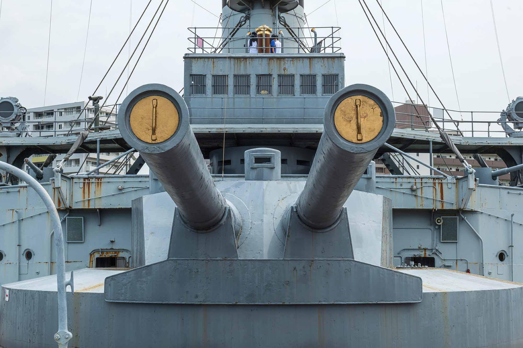現在も神奈川県横須賀市に展示されている戦艦三笠（写真：mtaira／stock.adobe.com）