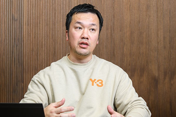 人事本部の棚田純大VPoHR(写真=菊池 くらげ)