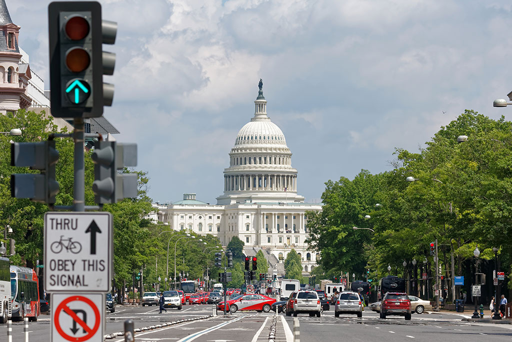 ウィラードホテルは、米連邦議会議事堂とホワイトハウスを結ぶペンシルベニア通りに面したところにある（写真：EarthScape／stock.adobe.com）