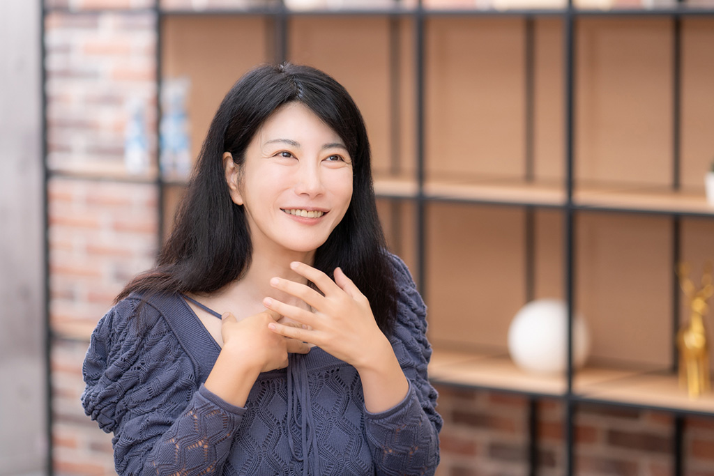 「京都AI、まねしたい!」と中野さん。 「京都AI、まねしたい!」と中野さん。