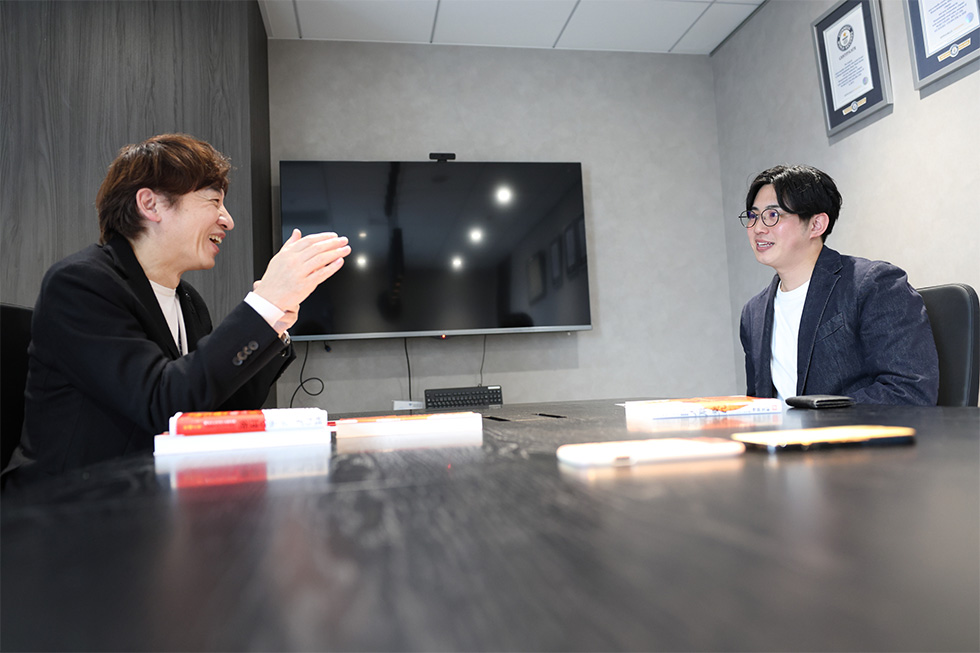木下勝寿氏と増岡宏紀氏